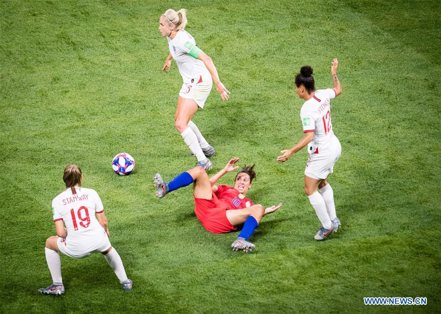 (SP)FRANCE-LYON-FOOTBALL-FIFA WOMEN'S WORLD CUP-SEMIFINALS-ENG VS USA