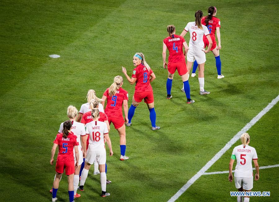 (SP)FRANCE-LYON-FOOTBALL-FIFA WOMEN'S WORLD CUP-SEMIFINALS-ENG VS USA