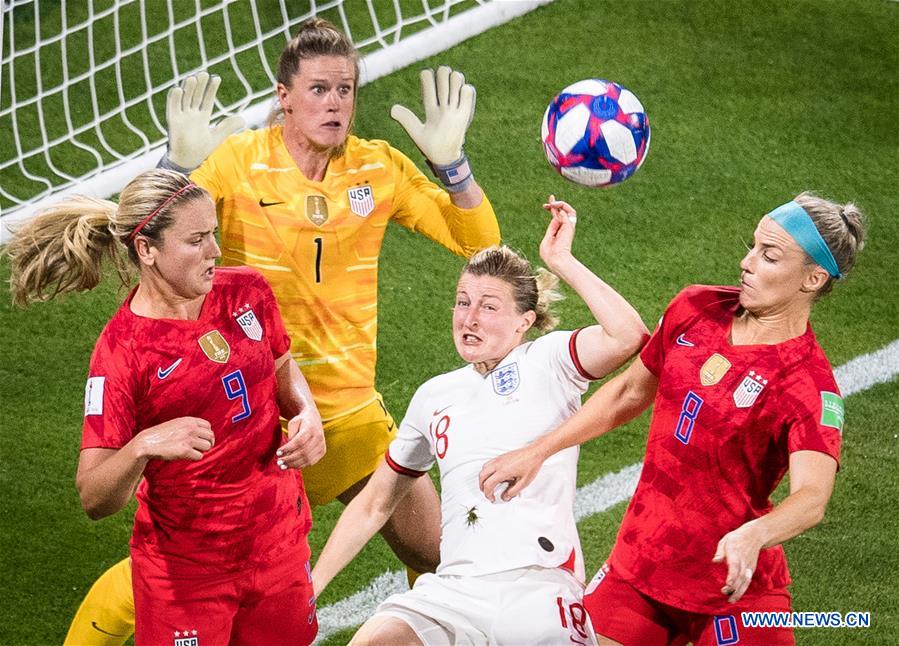 (SP)FRANCE-LYON-FOOTBALL-FIFA WOMEN'S WORLD CUP-SEMIFINALS-ENG VS USA