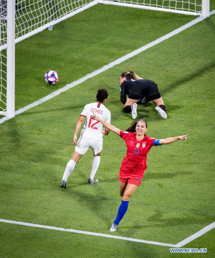 (SP)FRANCE-LYON-FOOTBALL-FIFA WOMEN'S WORLD CUP-SEMIFINALS-ENG VS USA