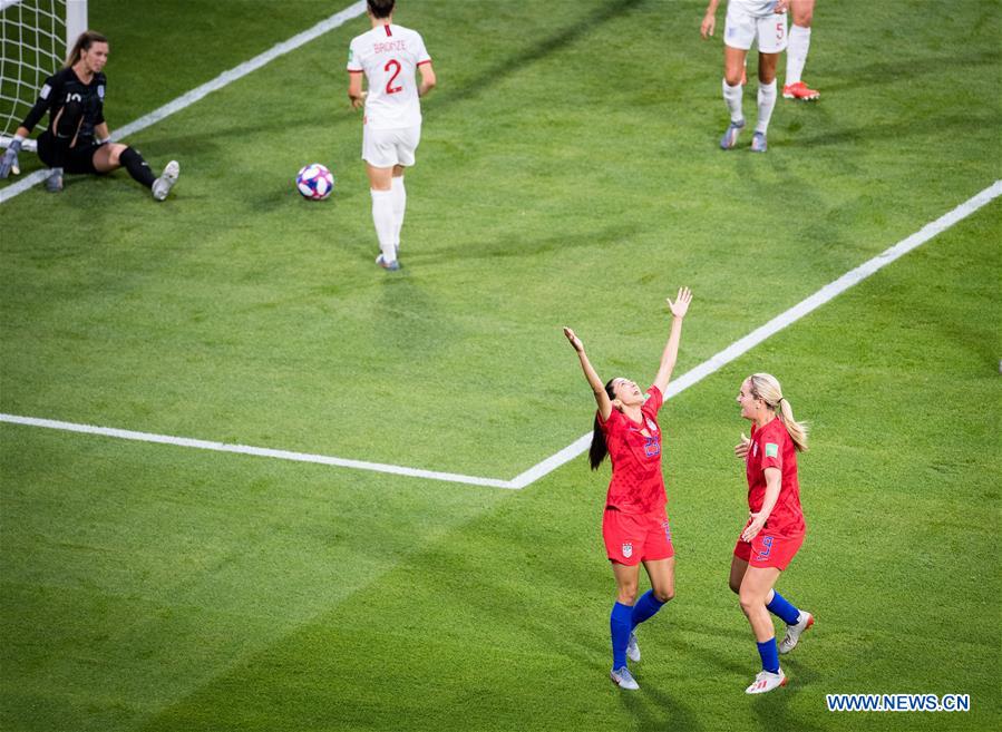 (SP)FRANCE-LYON-FOOTBALL-FIFA WOMEN'S WORLD CUP-SEMIFINALS-ENG VS USA