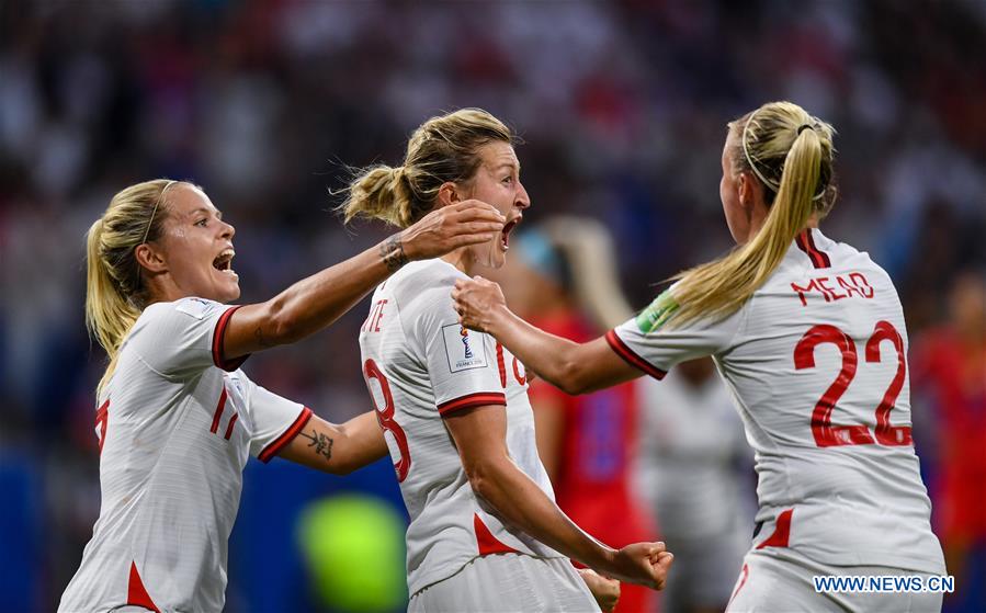 (SP)FRANCE-LYON-FOOTBALL-FIFA WOMEN'S WORLD CUP-SEMIFINALS-ENG VS USA