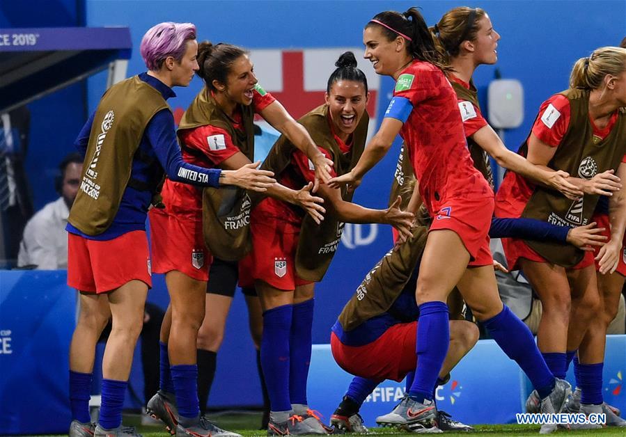 (SP)FRANCE-LYON-FOOTBALL-FIFA WOMEN'S WORLD CUP-SEMIFINALS-ENG VS USA