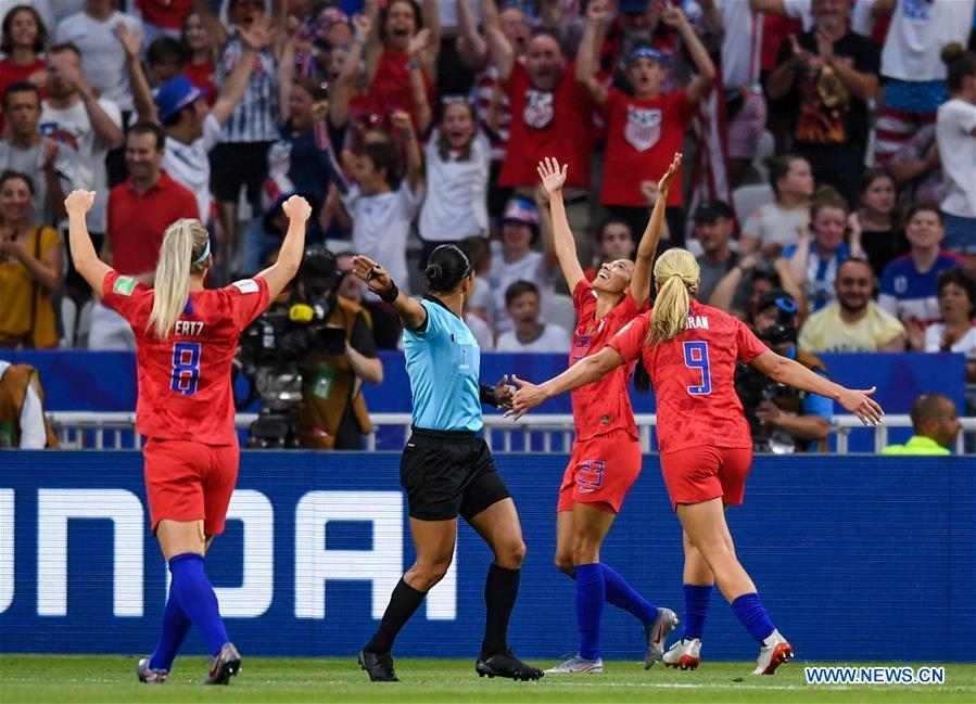 (SP)FRANCE-LYON-FOOTBALL-FIFA WOMEN'S WORLD CUP-SEMIFINALS-ENG VS USA