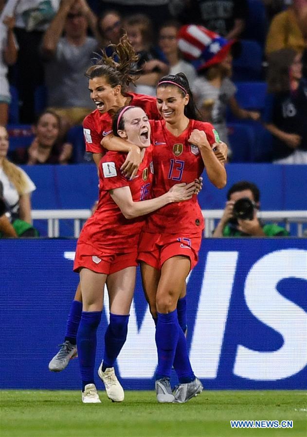 (SP)FRANCE-LYON-FOOTBALL-FIFA WOMEN'S WORLD CUP-SEMIFINALS-ENG VS USA