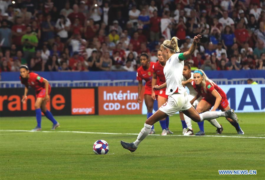 (SP)FRANCE-LYON-FOOTBALL-FIFA WOMEN'S WORLD CUP-SEMIFINALS-ENG VS USA