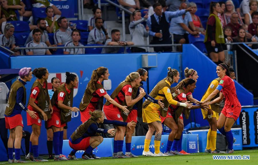 (SP)FRANCE-LYON-FOOTBALL-FIFA WOMEN'S WORLD CUP-SEMIFINALS-ENG VS USA