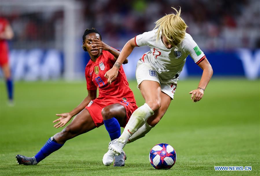 (SP)FRANCE-LYON-FOOTBALL-FIFA WOMEN'S WORLD CUP-SEMIFINALS-ENG VS USA