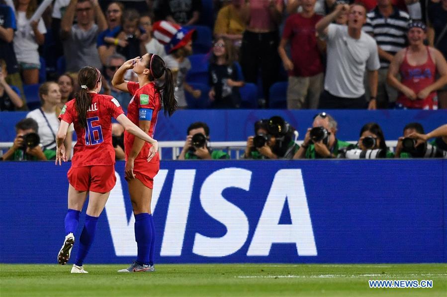 (SP)FRANCE-LYON-FOOTBALL-FIFA WOMEN'S WORLD CUP-SEMIFINALS-ENG VS USA