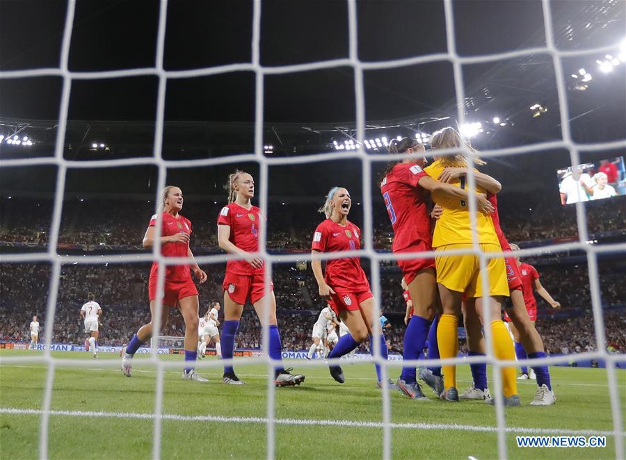 (SP)FRANCE-LYON-FOOTBALL-FIFA WOMEN'S WORLD CUP-SEMIFINALS-ENG VS USA
