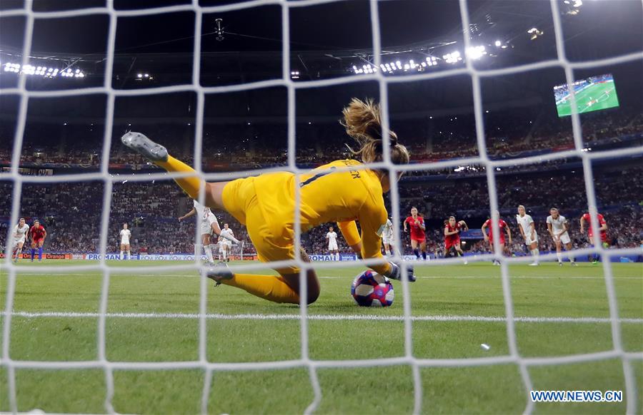 (SP)FRANCE-LYON-FOOTBALL-FIFA WOMEN'S WORLD CUP-SEMIFINALS-ENG VS USA