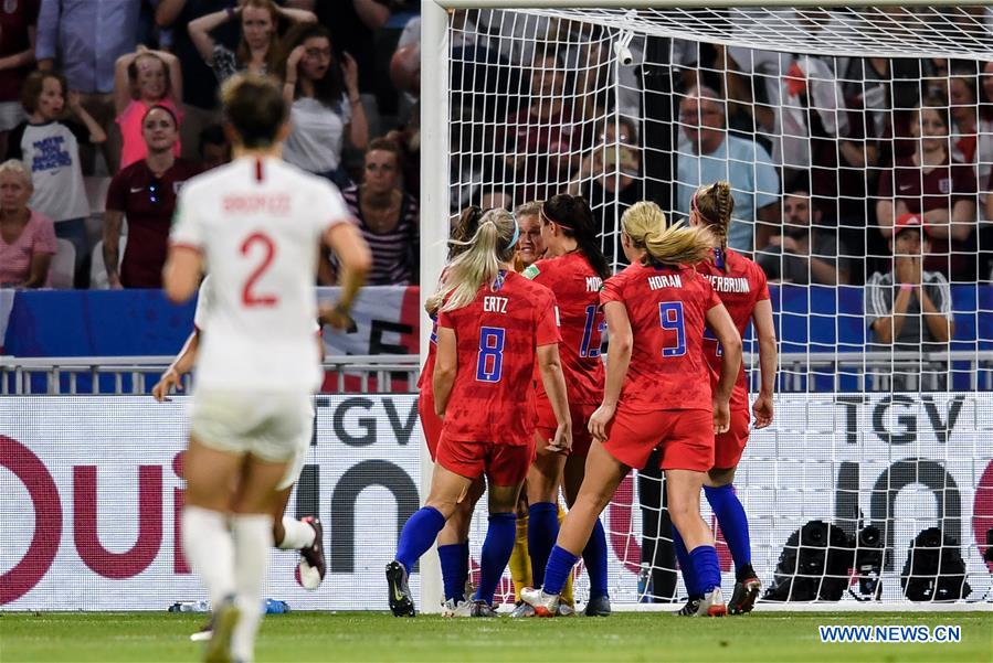 (SP)FRANCE-LYON-FOOTBALL-FIFA WOMEN'S WORLD CUP-SEMIFINALS-ENG VS USA