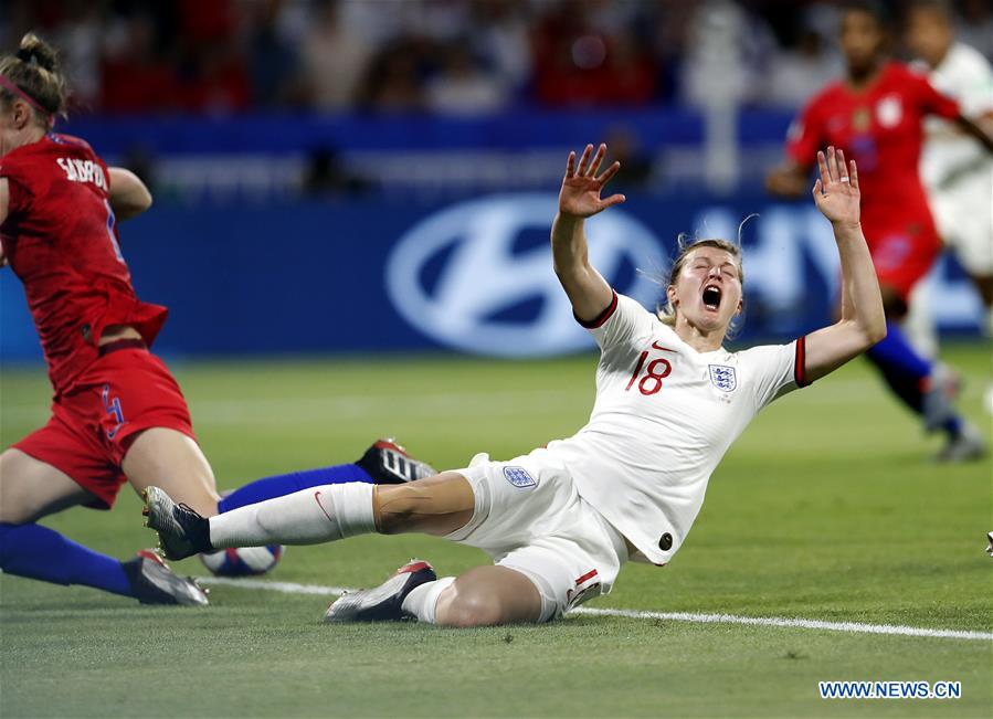 (SP)FRANCE-LYON-FOOTBALL-FIFA WOMEN'S WORLD CUP-SEMIFINALS-ENG VS USA