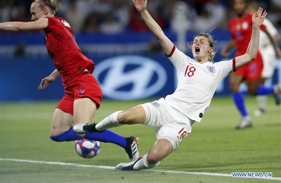 (SP)FRANCE-LYON-FOOTBALL-FIFA WOMEN'S WORLD CUP-SEMIFINALS-ENG VS USA