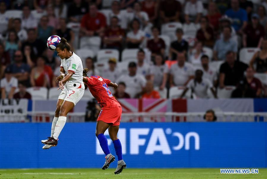 (SP)FRANCE-LYON-FOOTBALL-FIFA WOMEN'S WORLD CUP-SEMIFINALS-ENG VS USA