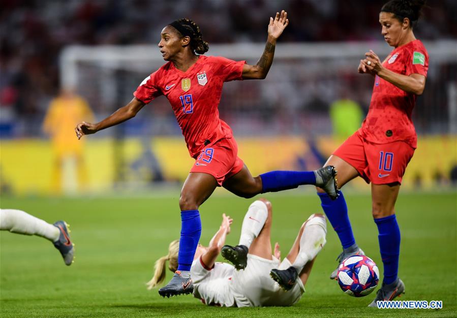 (SP)FRANCE-LYON-FOOTBALL-FIFA WOMEN'S WORLD CUP-SEMIFINALS-ENG VS USA