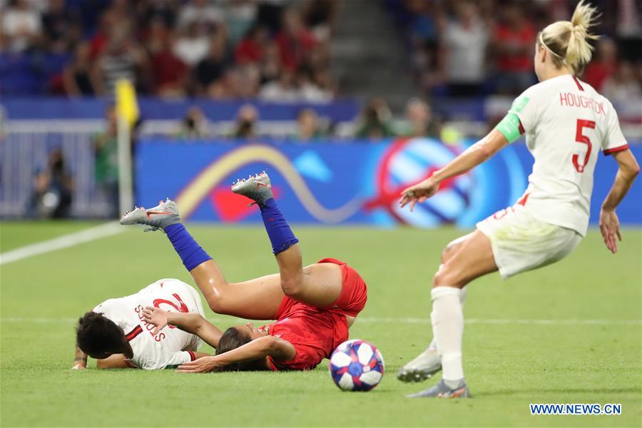 (SP)FRANCE-LYON-FOOTBALL-FIFA WOMEN'S WORLD CUP-SEMIFINALS-ENG VS USA
