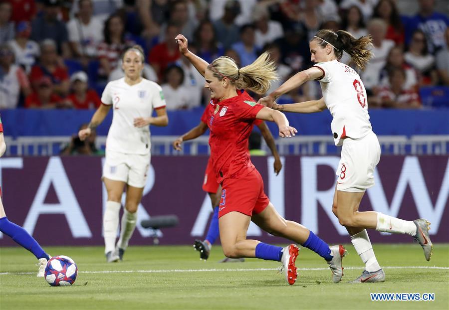 (SP)FRANCE-LYON-FOOTBALL-FIFA WOMEN'S WORLD CUP-SEMIFINALS-ENG VS USA