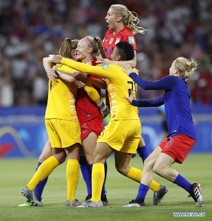 (SP)FRANCE-LYON-FOOTBALL-FIFA WOMEN'S WORLD CUP-SEMIFINALS-ENG VS USA