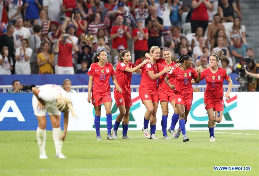(SP)FRANCE-LYON-FOOTBALL-FIFA WOMEN'S WORLD CUP-SEMIFINALS-ENG VS USA
