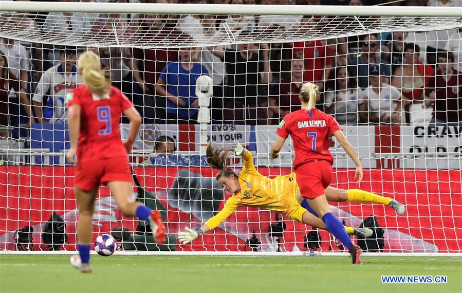 (SP)FRANCE-LYON-FOOTBALL-FIFA WOMEN'S WORLD CUP-SEMIFINALS-ENG VS USA