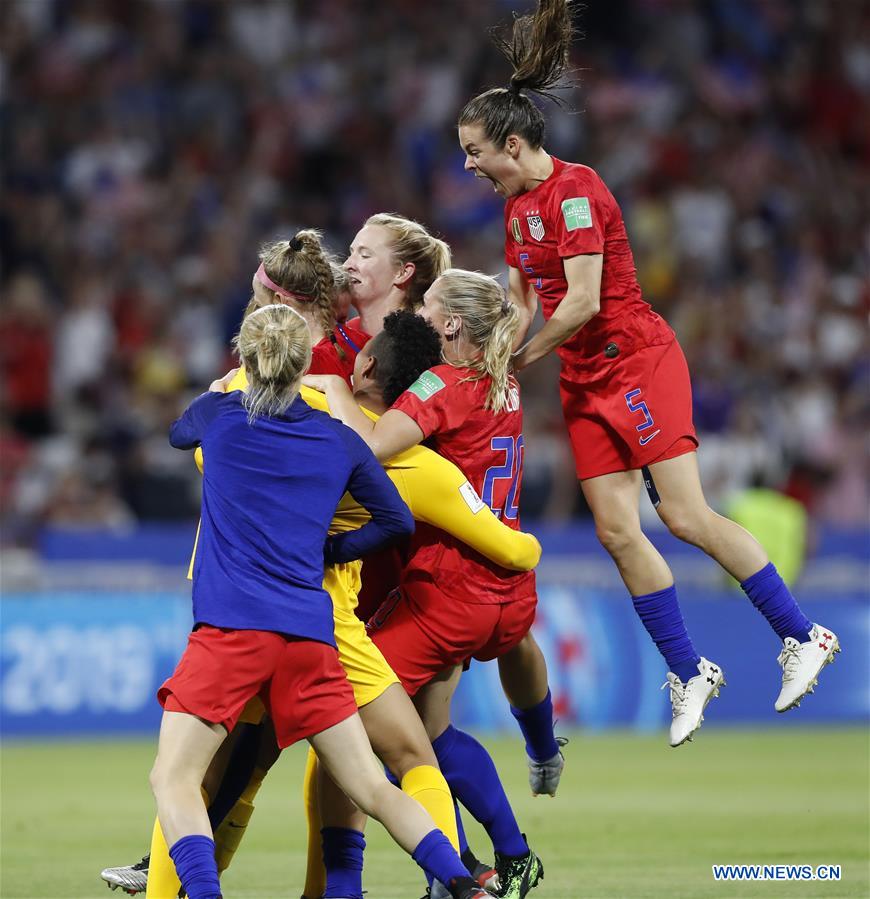 (SP)FRANCE-LYON-FOOTBALL-FIFA WOMEN'S WORLD CUP-SEMIFINALS-ENG VS USA
