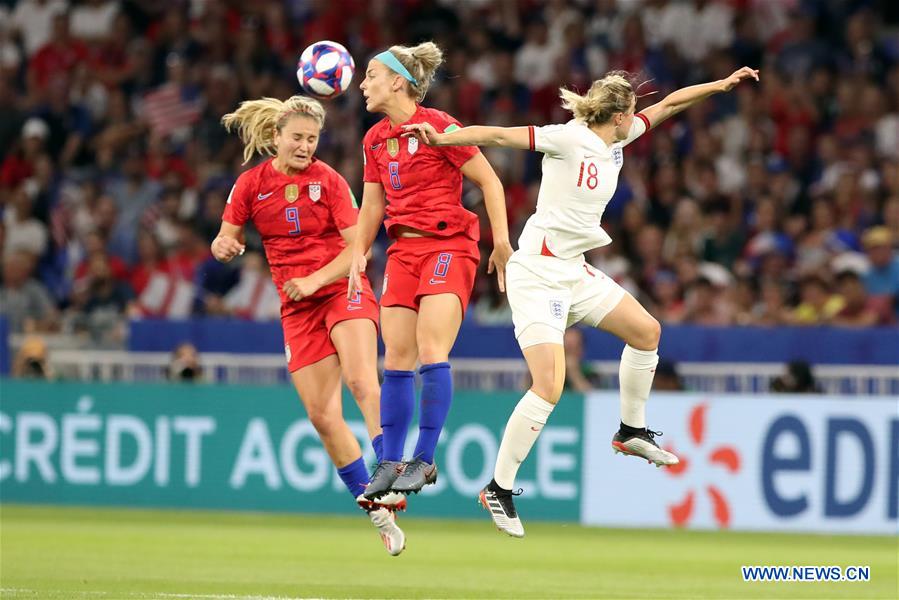 (SP)FRANCE-LYON-FOOTBALL-FIFA WOMEN'S WORLD CUP-SEMIFINALS-ENG VS USA