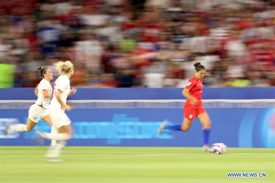 (SP)FRANCE-LYON-FOOTBALL-FIFA WOMEN'S WORLD CUP-SEMIFINALS-ENG VS USA