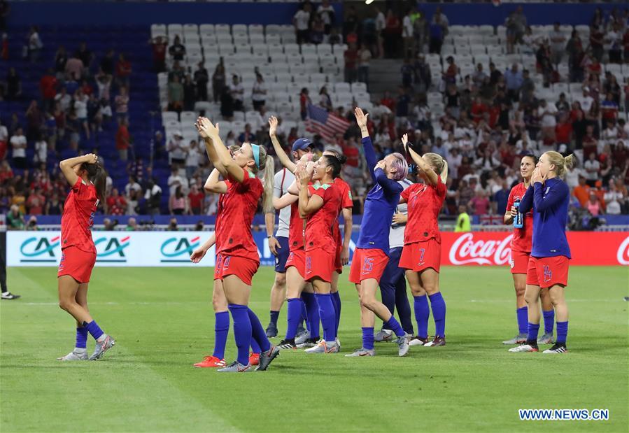 (SP)FRANCE-LYON-FOOTBALL-FIFA WOMEN'S WORLD CUP-SEMIFINALS-ENG VS USA
