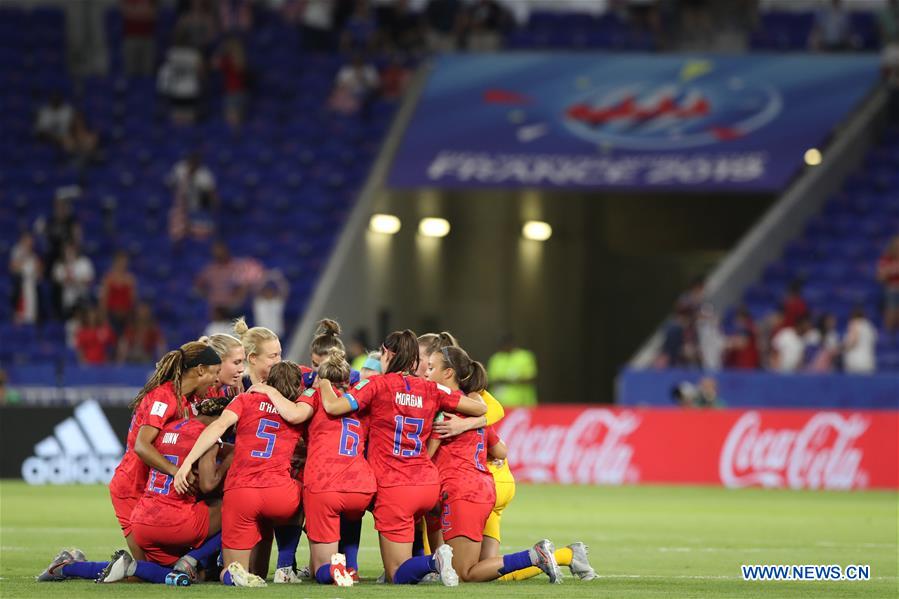 (SP)FRANCE-LYON-FOOTBALL-FIFA WOMEN'S WORLD CUP-SEMIFINALS-ENG VS USA