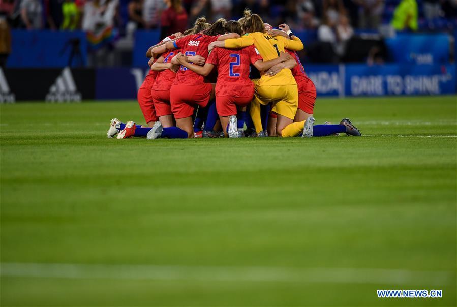 (SP)FRANCE-LYON-FOOTBALL-FIFA WOMEN'S WORLD CUP-SEMIFINALS-ENG VS USA