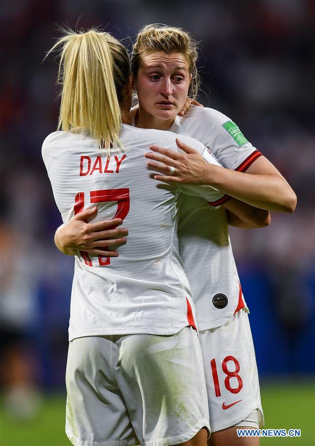 (SP)FRANCE-LYON-FOOTBALL-FIFA WOMEN'S WORLD CUP-SEMIFINALS-ENG VS USA