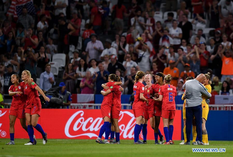 (SP)FRANCE-LYON-FOOTBALL-FIFA WOMEN'S WORLD CUP-SEMIFINALS-ENG VS USA