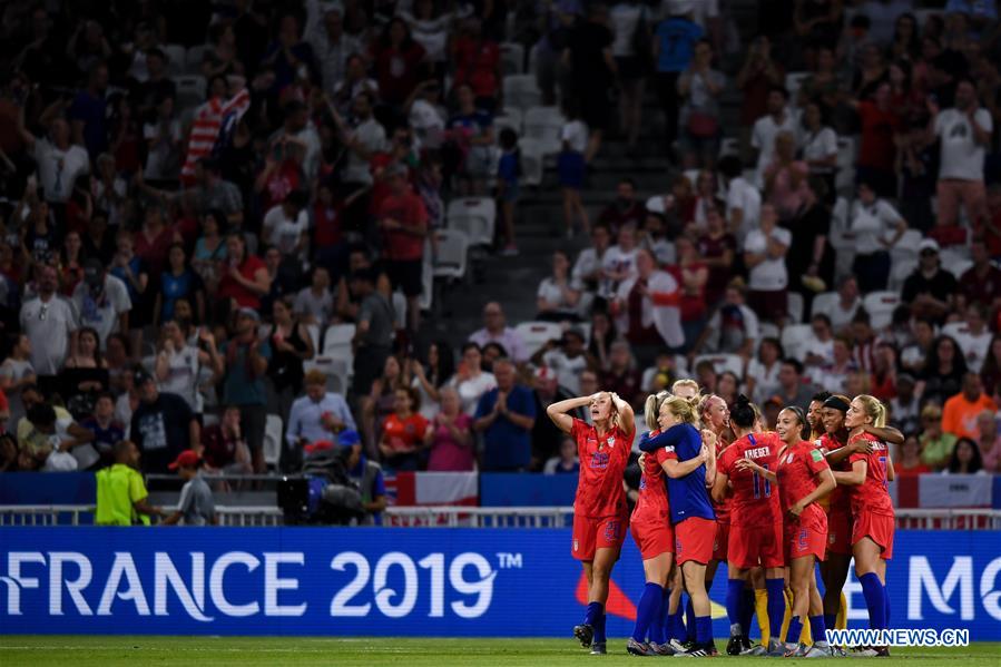 (SP)FRANCE-LYON-FOOTBALL-FIFA WOMEN'S WORLD CUP-SEMIFINALS-ENG VS USA