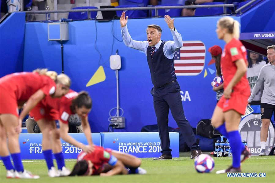 (SP)FRANCE-LYON-FOOTBALL-FIFA WOMEN'S WORLD CUP-SEMIFINALS-ENG VS USA