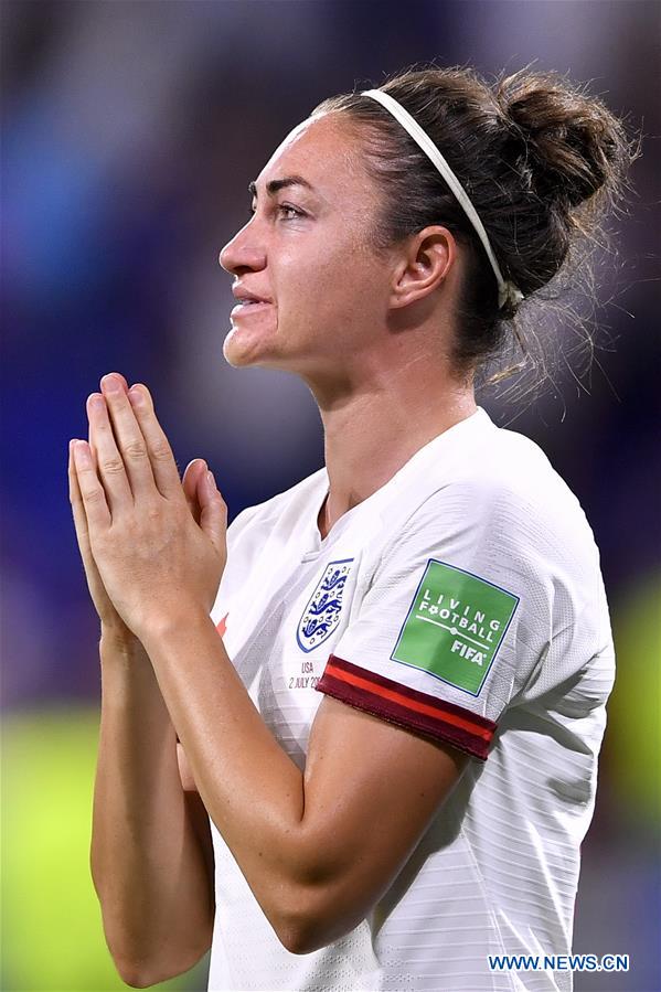 (SP)FRANCE-LYON-FOOTBALL-FIFA WOMEN'S WORLD CUP-SEMIFINALS-ENG VS USA