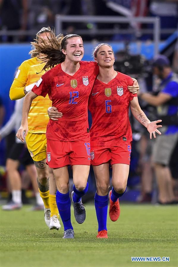 (SP)FRANCE-LYON-FOOTBALL-FIFA WOMEN'S WORLD CUP-SEMIFINALS-ENG VS USA
