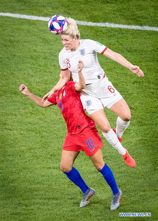 (SP)FRANCE-LYON-FOOTBALL-FIFA WOMEN'S WORLD CUP-SEMIFINALS-ENG VS USA
