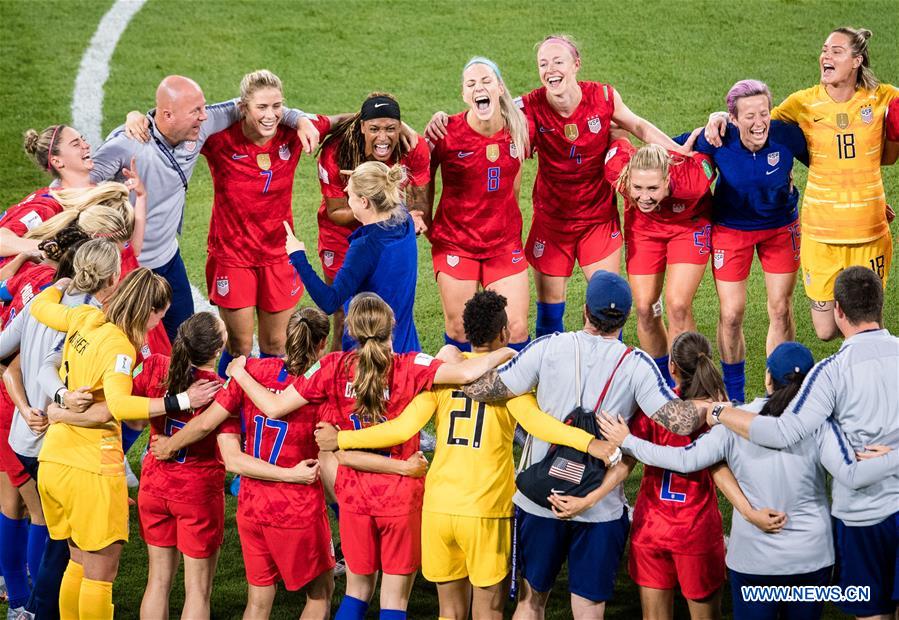 (SP)FRANCE-LYON-FOOTBALL-FIFA WOMEN'S WORLD CUP-SEMIFINALS-ENG VS USA