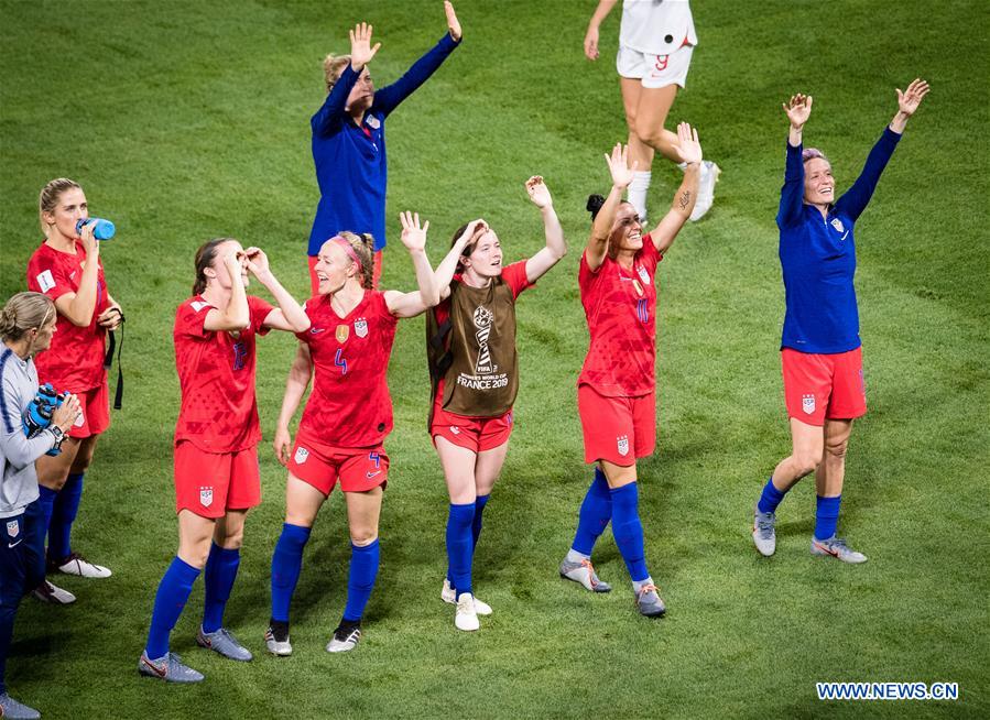 (SP)FRANCE-LYON-FOOTBALL-FIFA WOMEN'S WORLD CUP-SEMIFINALS-ENG VS USA