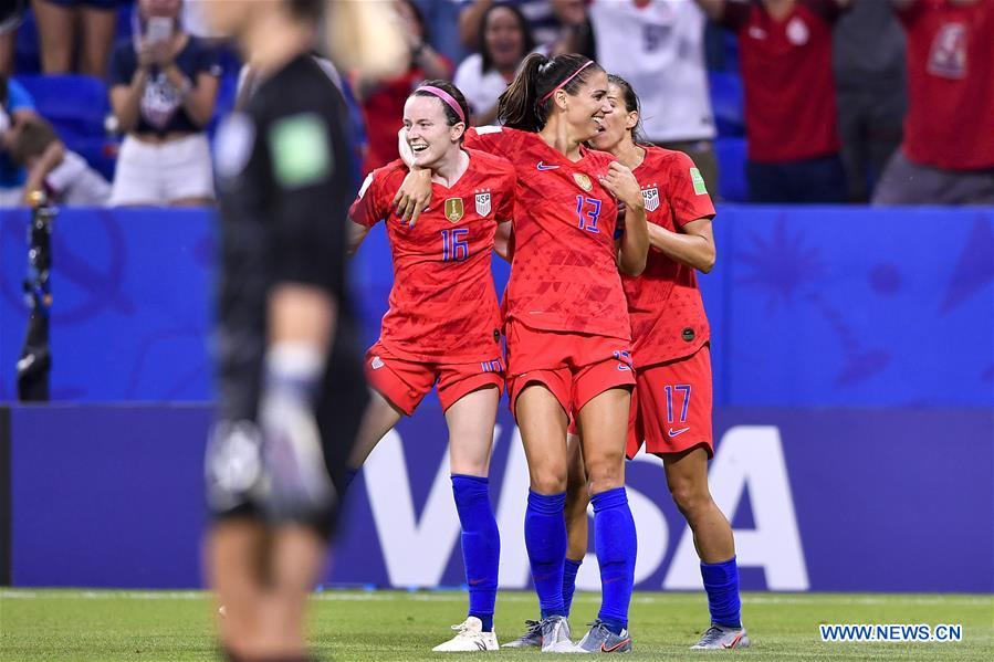 (SP)FRANCE-LYON-FOOTBALL-FIFA WOMEN'S WORLD CUP-SEMIFINALS-ENG VS USA