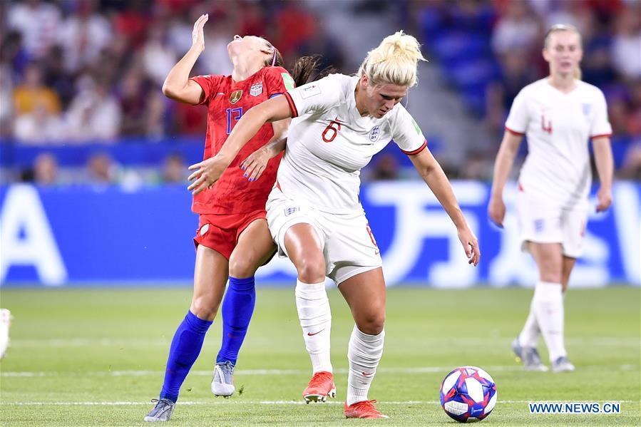 (SP)FRANCE-LYON-FOOTBALL-FIFA WOMEN'S WORLD CUP-SEMIFINALS-ENG VS USA