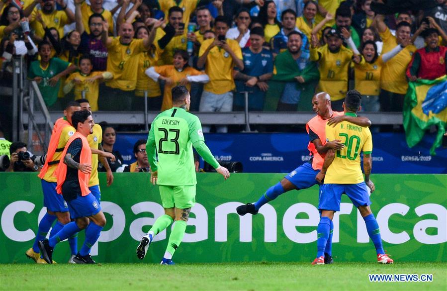 (SP)BRAZIL-BELO HORIZONTE-FOOTBALL-COPA AMERICA 2019-ARGENTINA VS BRAZIL