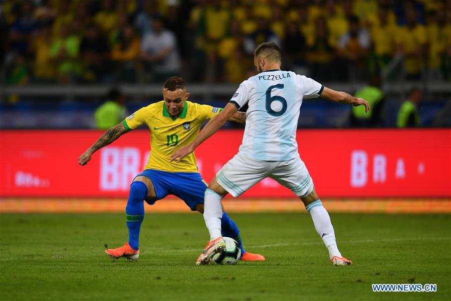 (SP)BRAZIL-BELO HORIZONTE-FOOTBALL-COPA AMERICA 2019-ARGENTINA VS BRAZIL