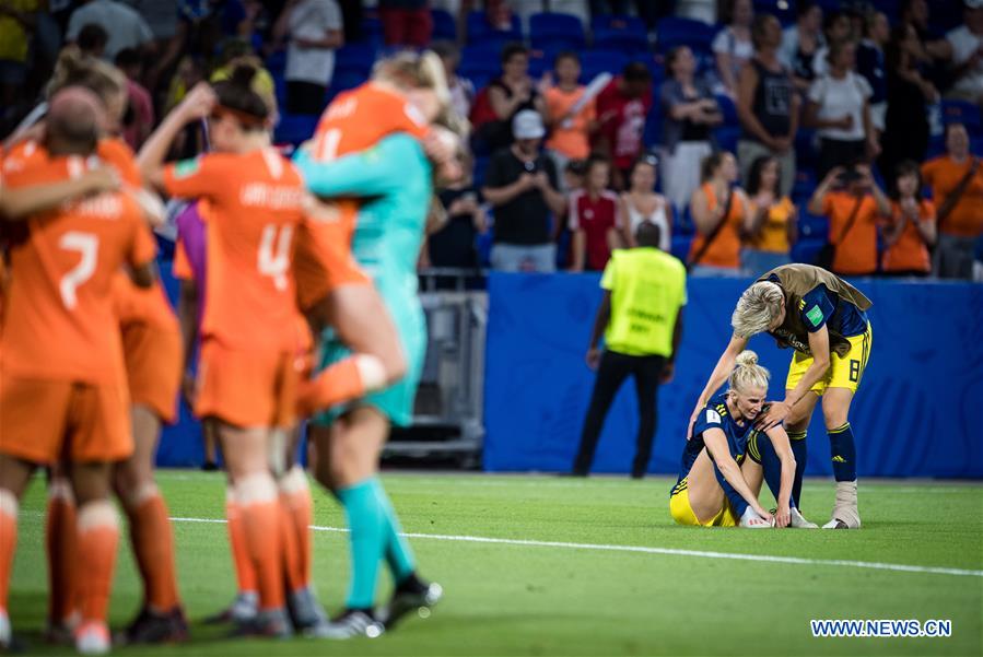 (SP)FRANCE-LYON-2019 FIFA WOMEN'S WORLD CUP-SEMIFINAL-NED VS SWE