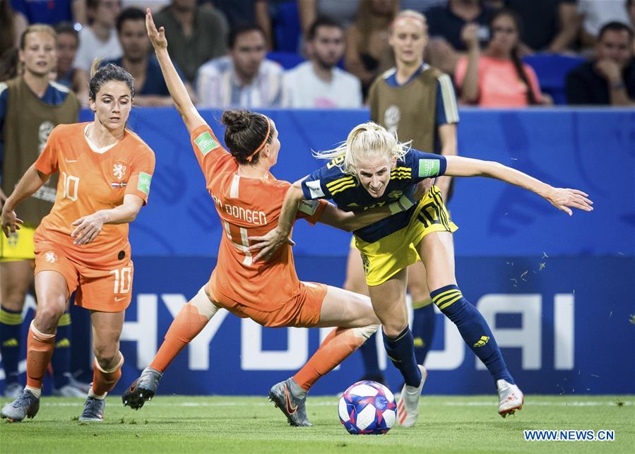 (SP)FRANCE-LYON-2019 FIFA WOMEN'S WORLD CUP-SEMIFINAL-NED VS SWE