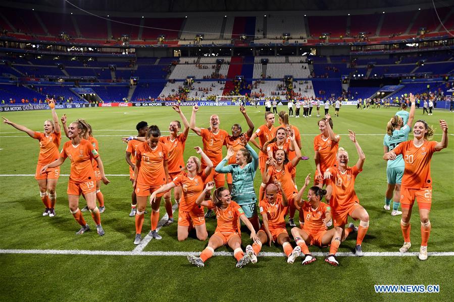 (SP)FRANCE-LYON-2019 FIFA WOMEN'S WORLD CUP-SEMIFINAL-NED VS SWE