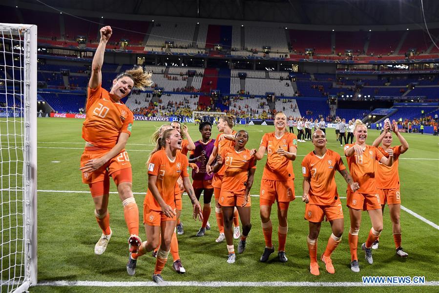 (SP)FRANCE-LYON-2019 FIFA WOMEN'S WORLD CUP-SEMIFINAL-NED VS SWE