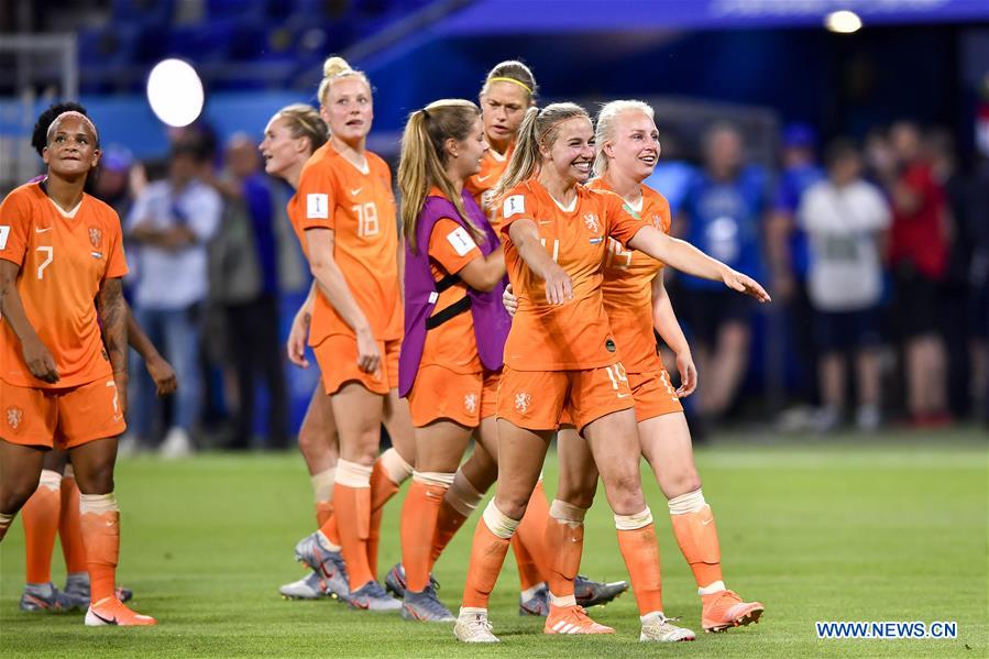 (SP)FRANCE-LYON-2019 FIFA WOMEN'S WORLD CUP-SEMIFINAL-NED VS SWE