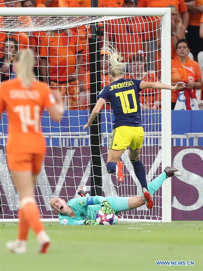 (SP)FRANCE-LYON-2019 FIFA WOMEN'S WORLD CUP-SEMIFINAL-NED VS SWE